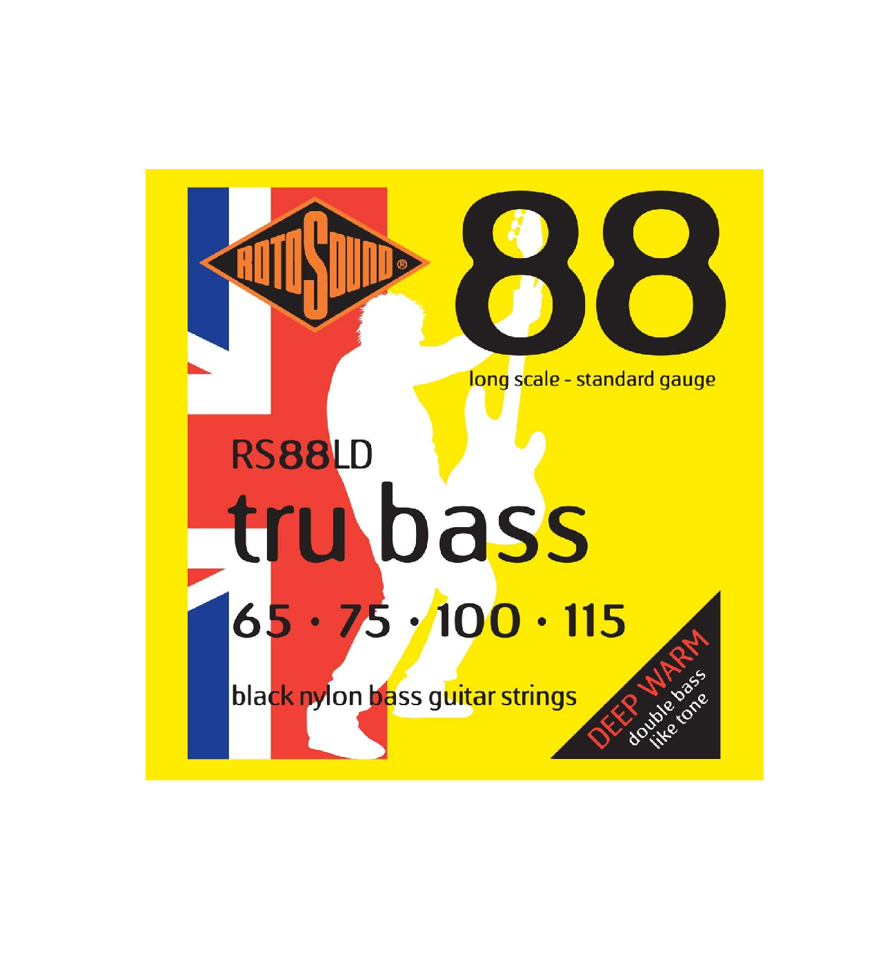 Rotosound Tru Bass 88 Nylon Tapewound Standard Bass Guitar Strings